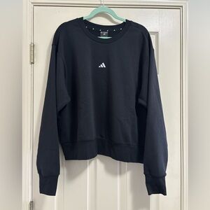 Adidas Black Crewneck Sweatshirt